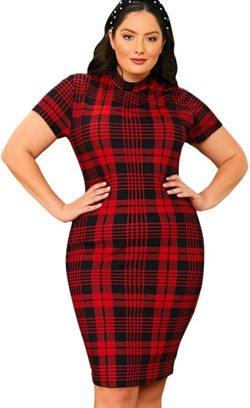 Plus Size Hourglass Body Shape Dresses 09