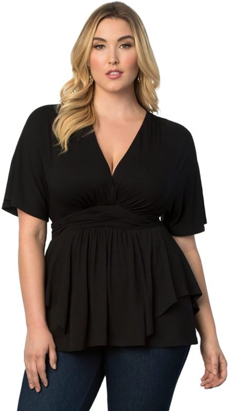 Plus Size Hourglass Body Shape Shirt Tops 05