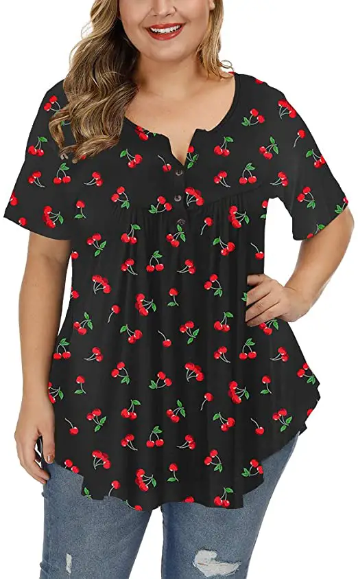 Plus Size Blouse Tops Shirts 06