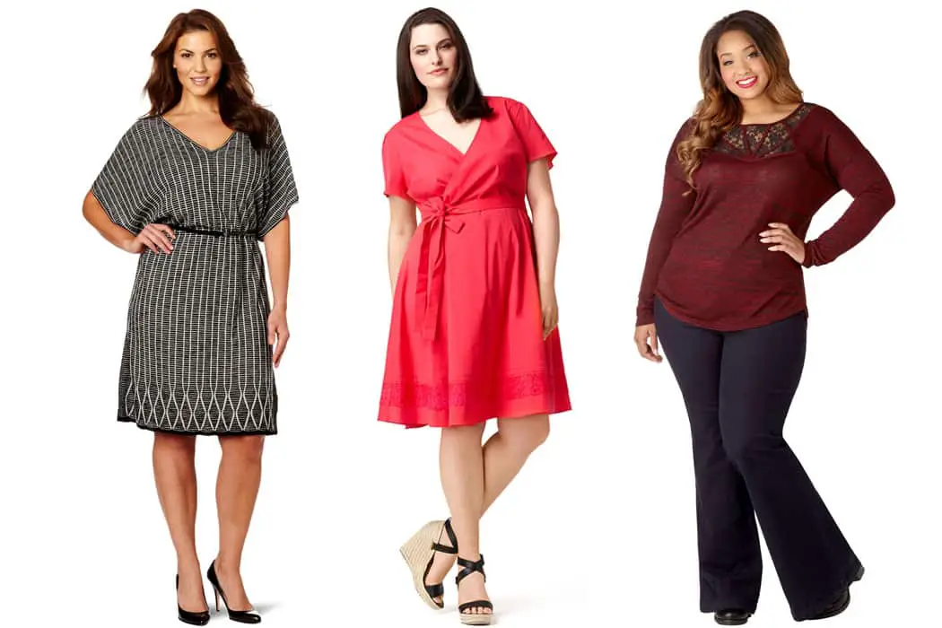 clothes for apple shaped plus size