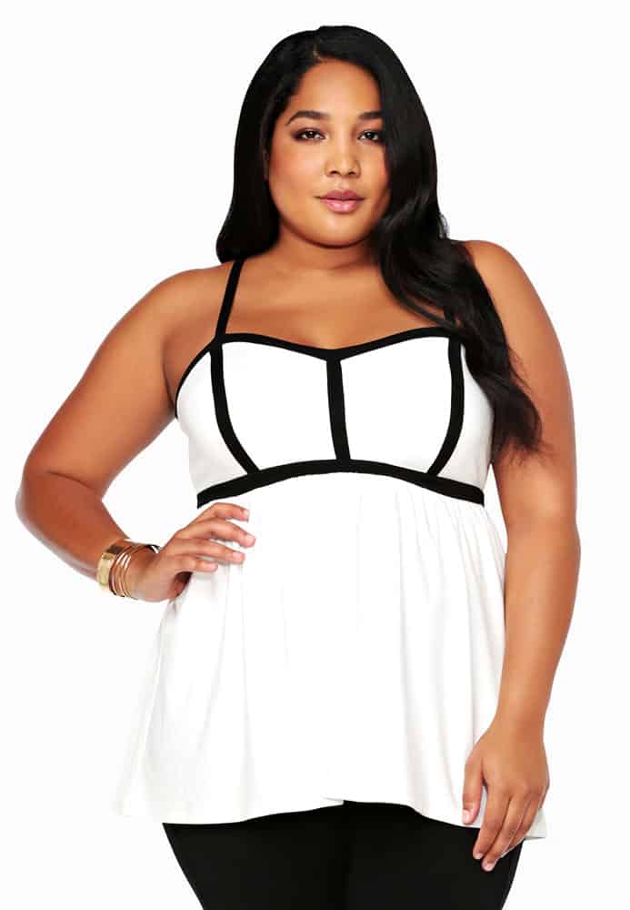 apple shaped body plus size fashion