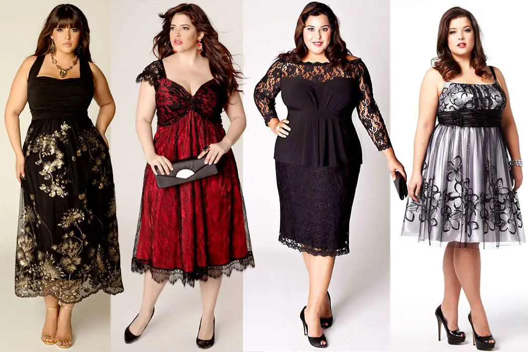 evening dresses for fat ladies