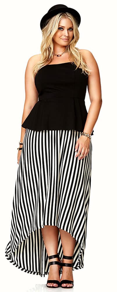 Plus size hi low on sale top