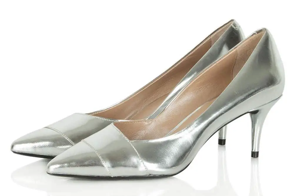 metallic shoes