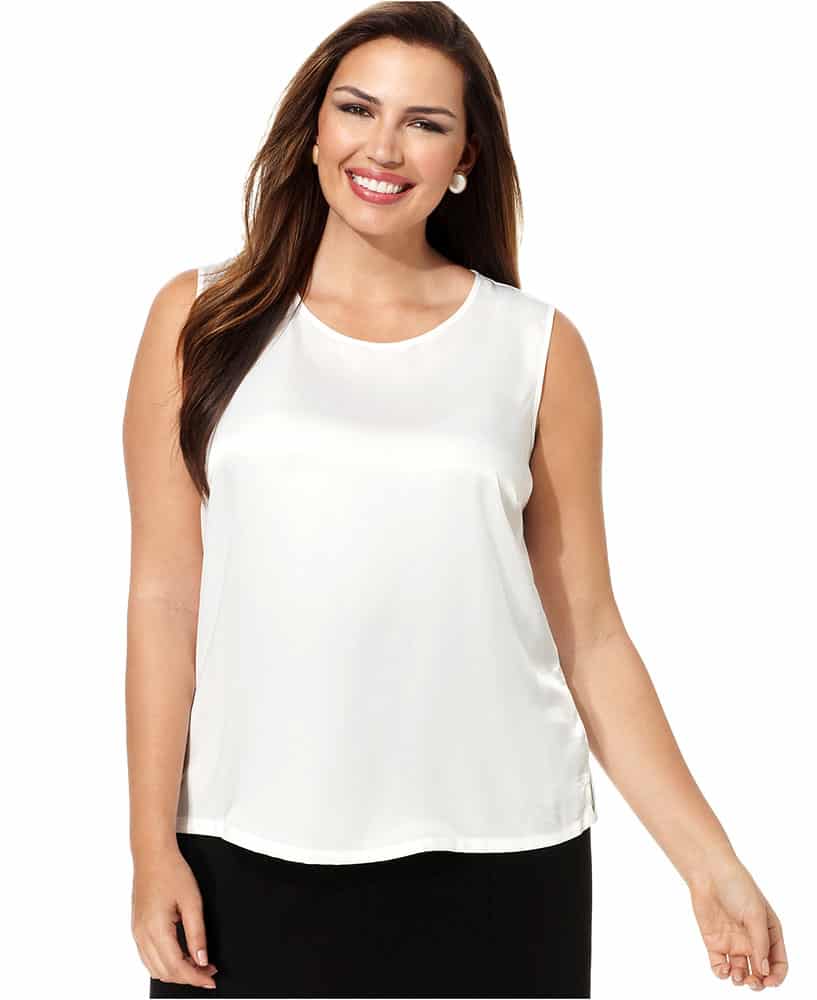 Plus size long hot sale tank tops for layering