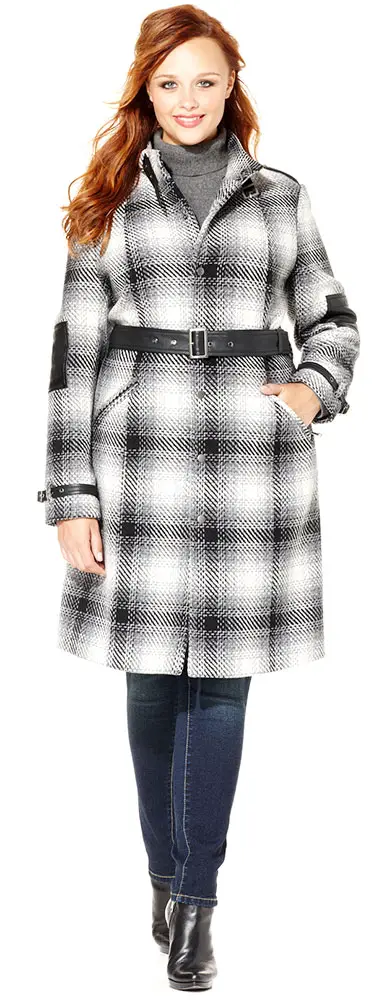Outer Layer - Plaid Long Coat