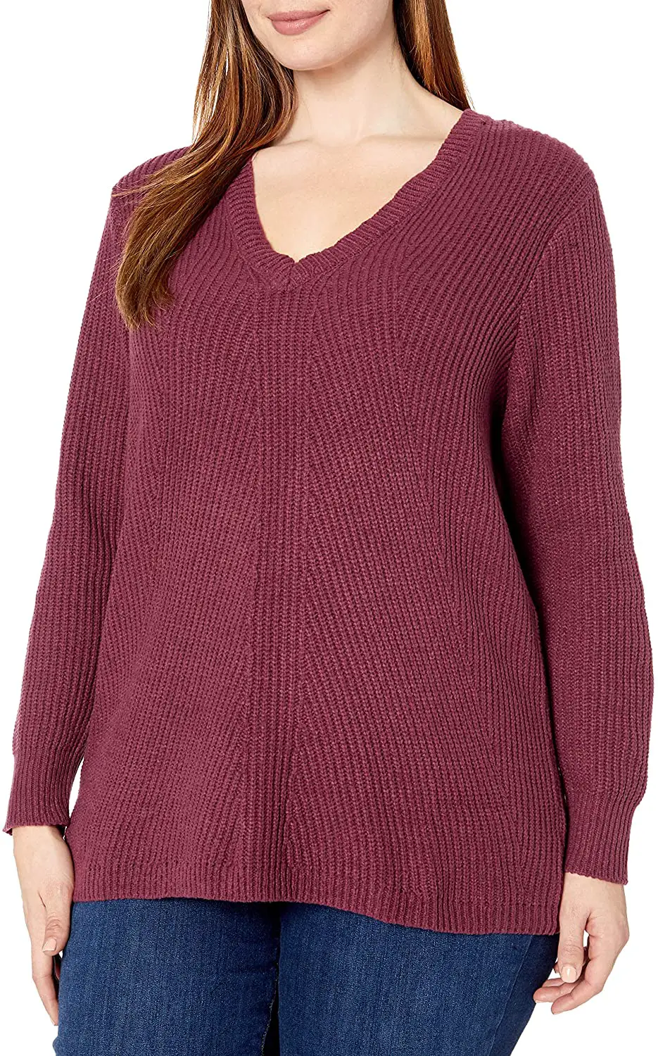 Plus Size Polyester Sweater 03