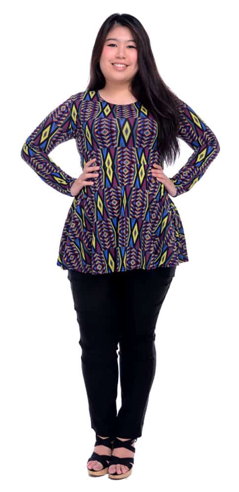 Long sleeve tunic top