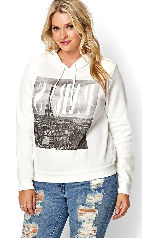 Cute plus size hoodies hot sale