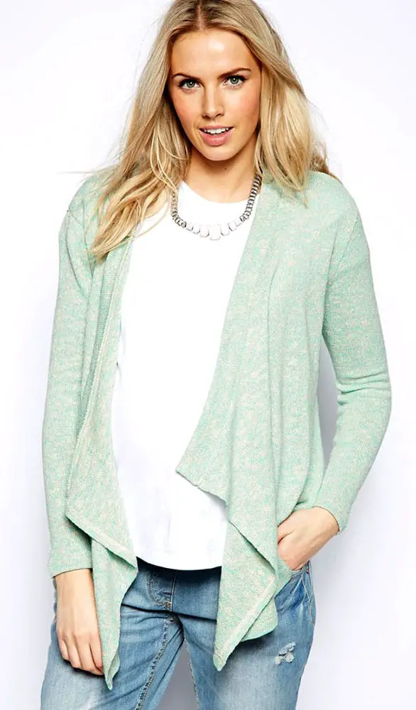 Mint green cardigan