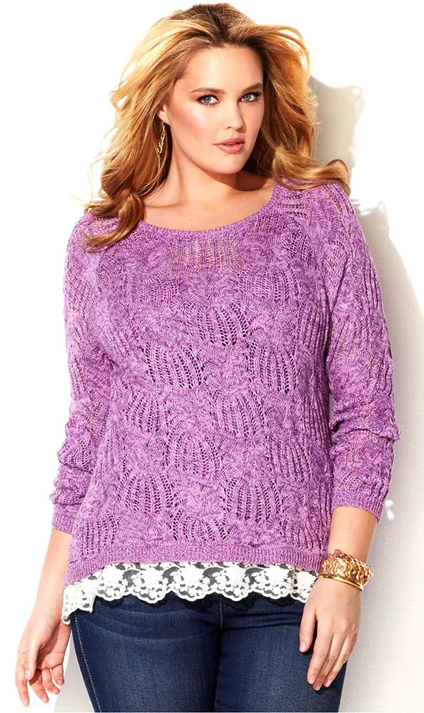 Purple Sweater