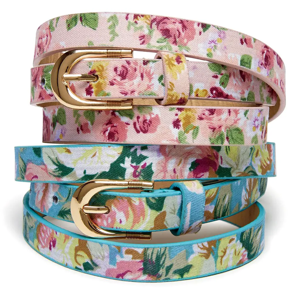 Colorful belts