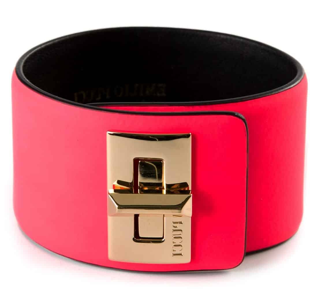 Emilio pucci twist lock cuff