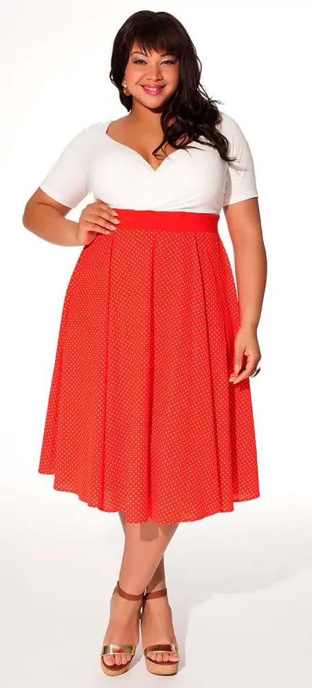 Polka dot Empire Waist Dress