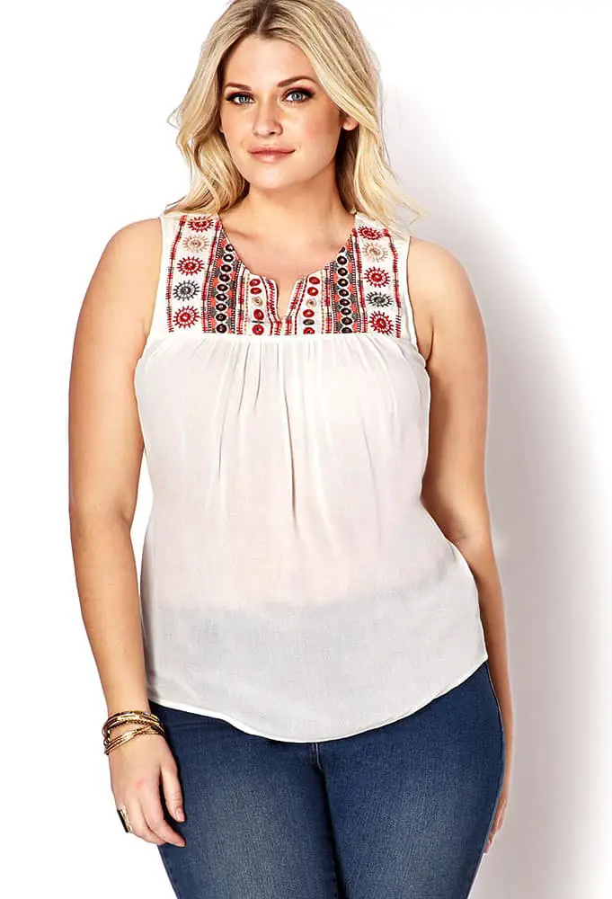 Sleeveless Boho Top