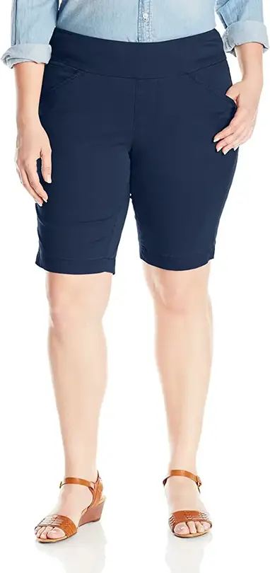 Finding The Perfect Denim Plus Size Bermuda Shorts - Stylish Curves