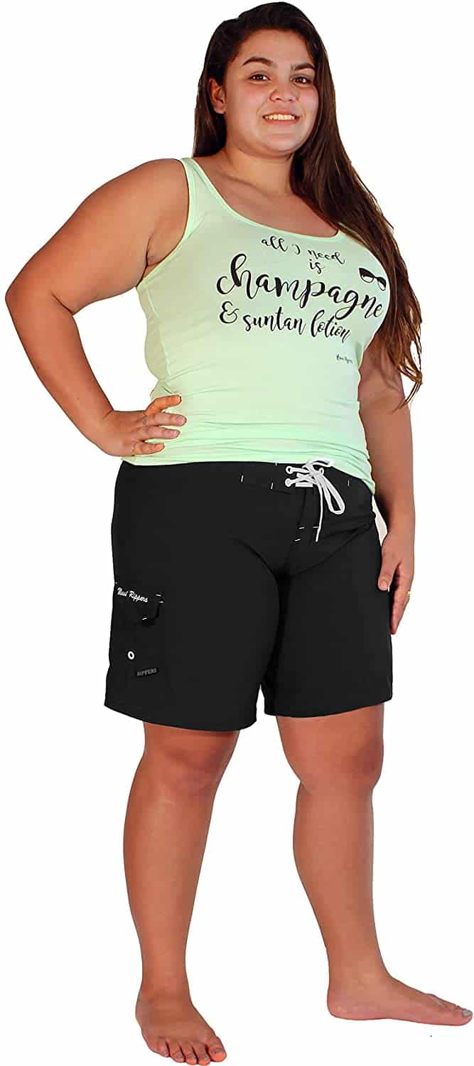 ladies plus size swim shorts uk