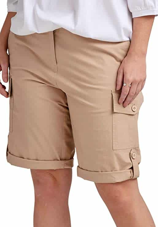 Plus Size Cargo Shorts 01