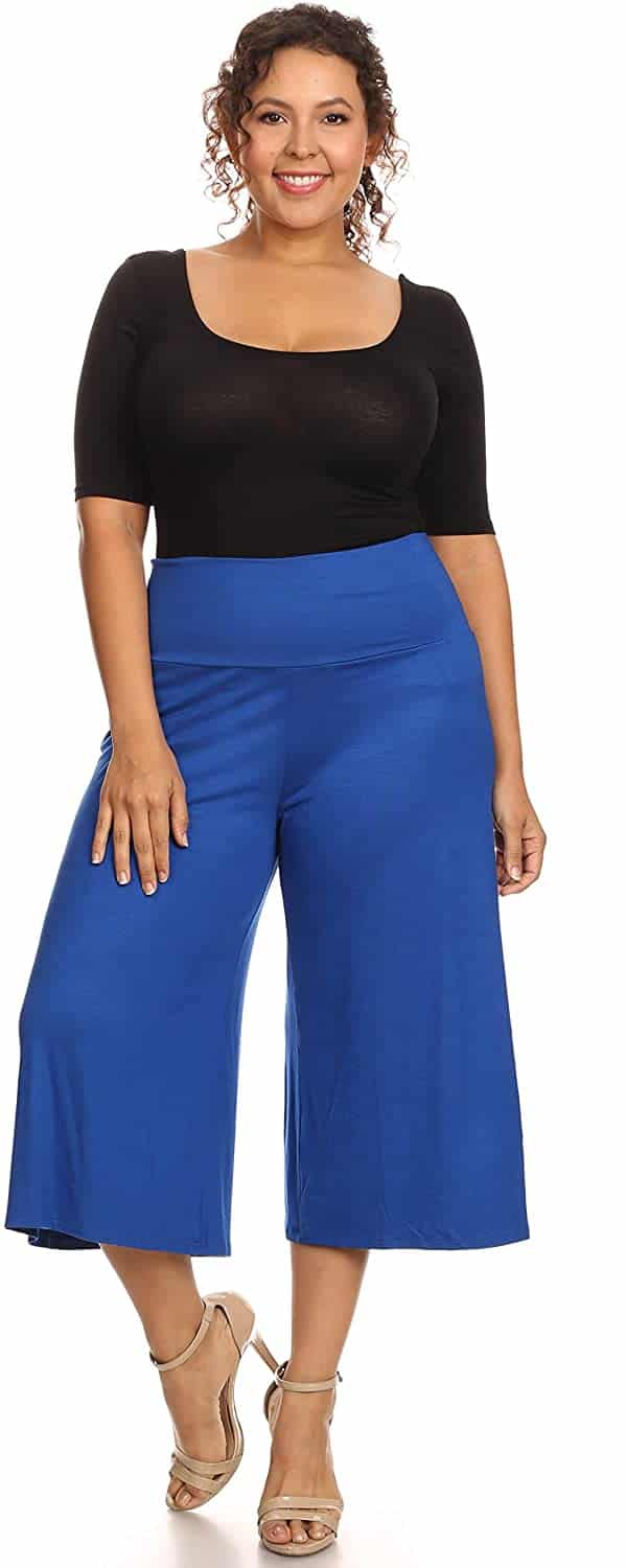 Plus Size Culotte Shorts 02