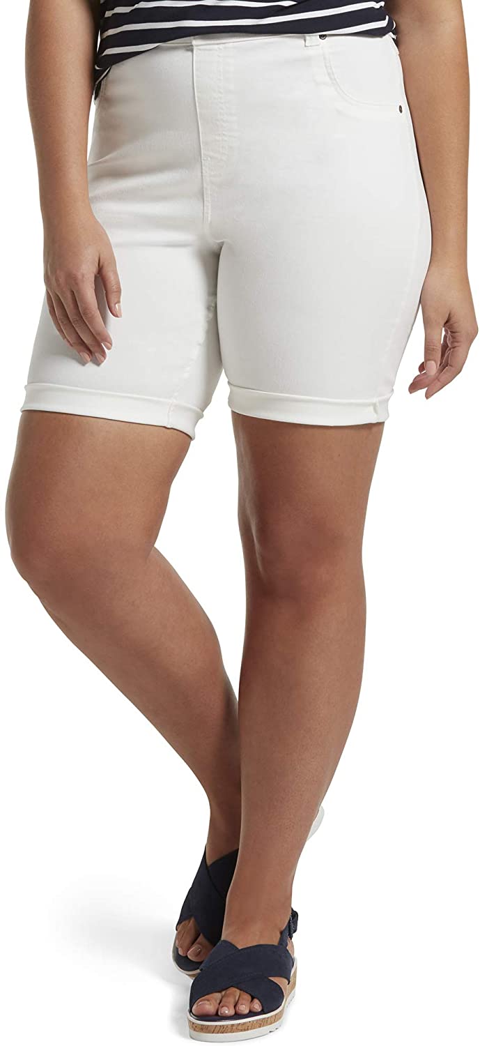 Plus Size Cut-off Shorts 02