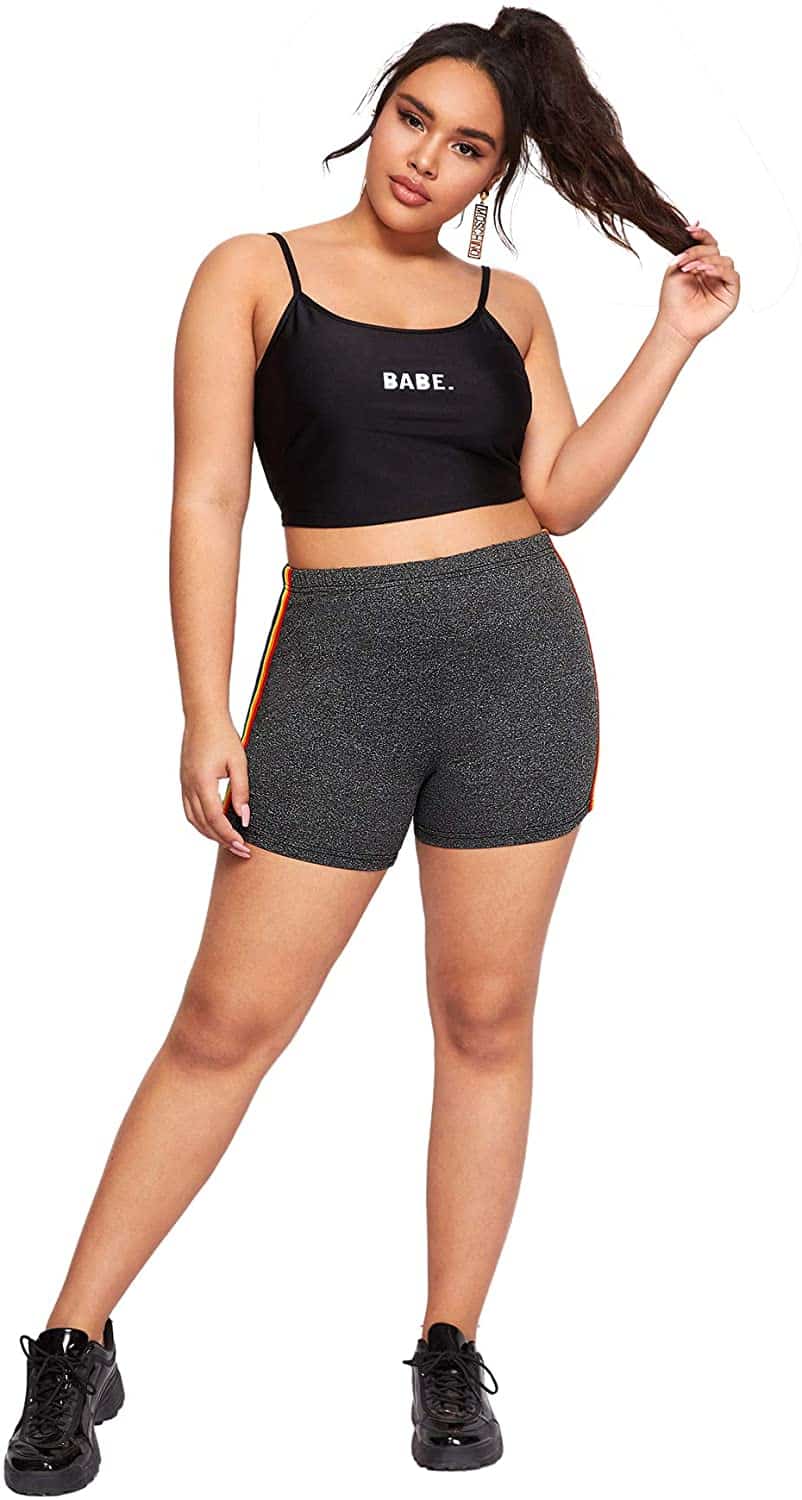 Plus Size Short Shorts 04