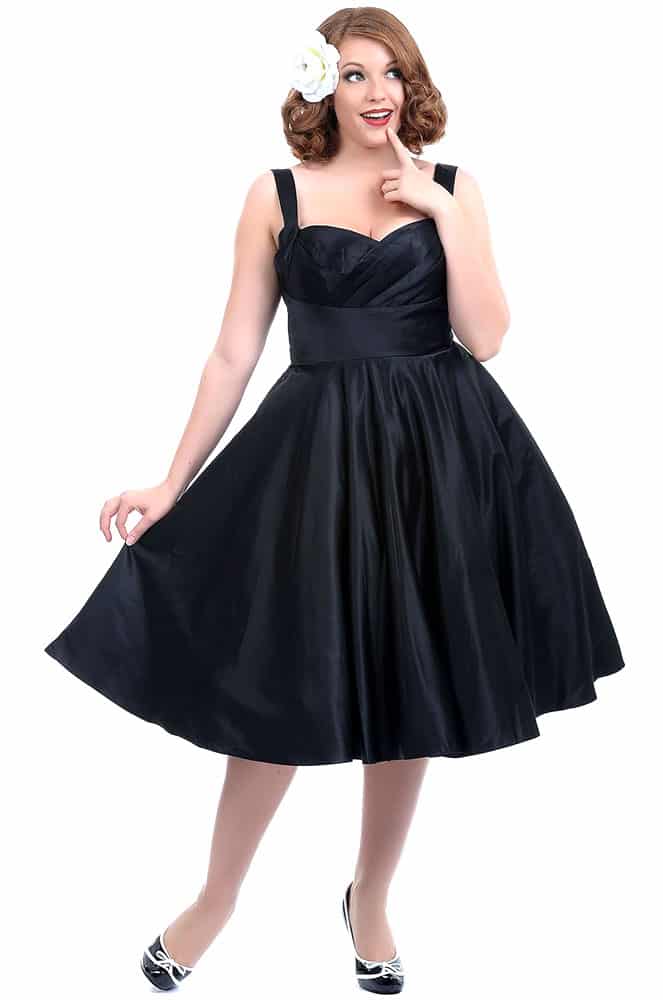 satin dress - CurvyPlus