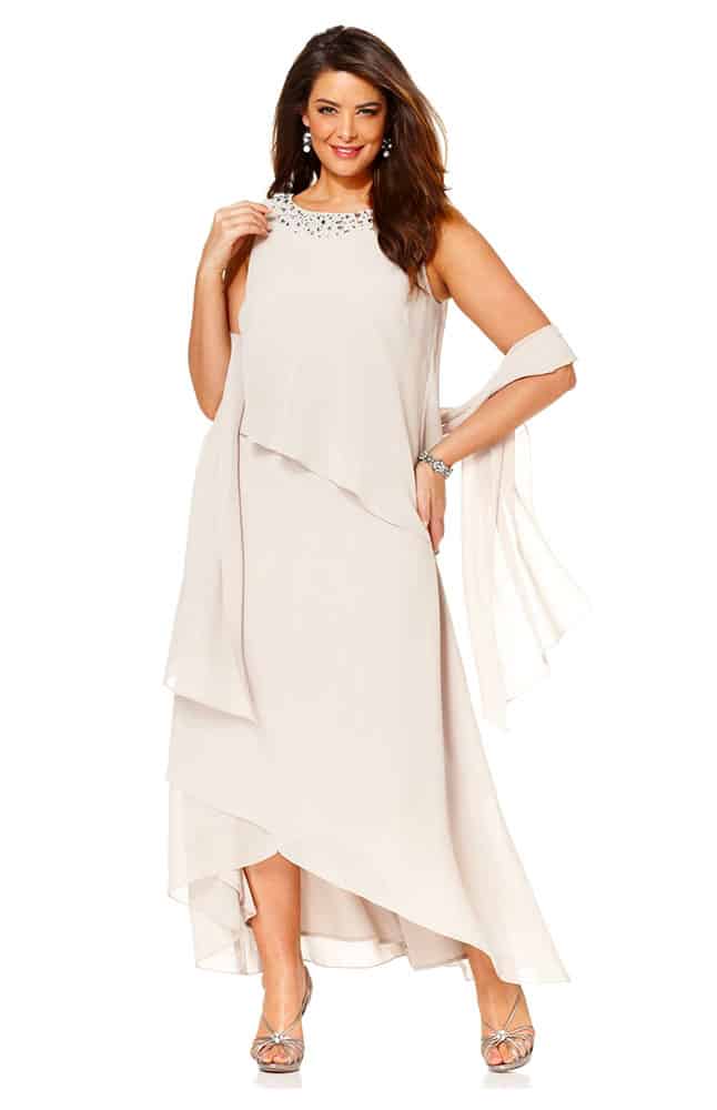 light chiffon dress