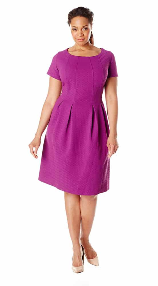 purple dressy casual dress