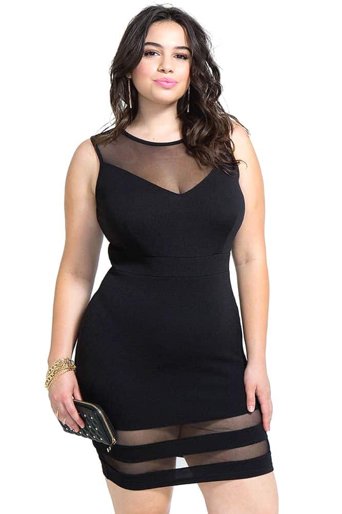 nightclub dresses plus size