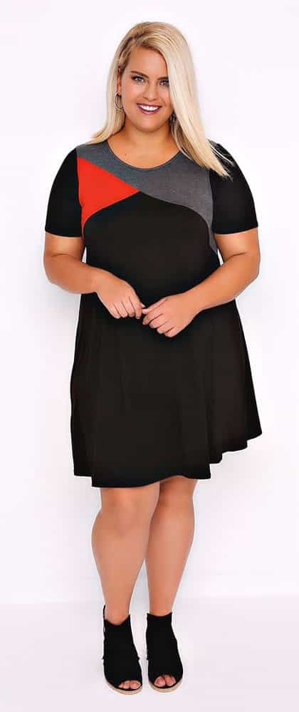 Colorful Plus Size Dress 02