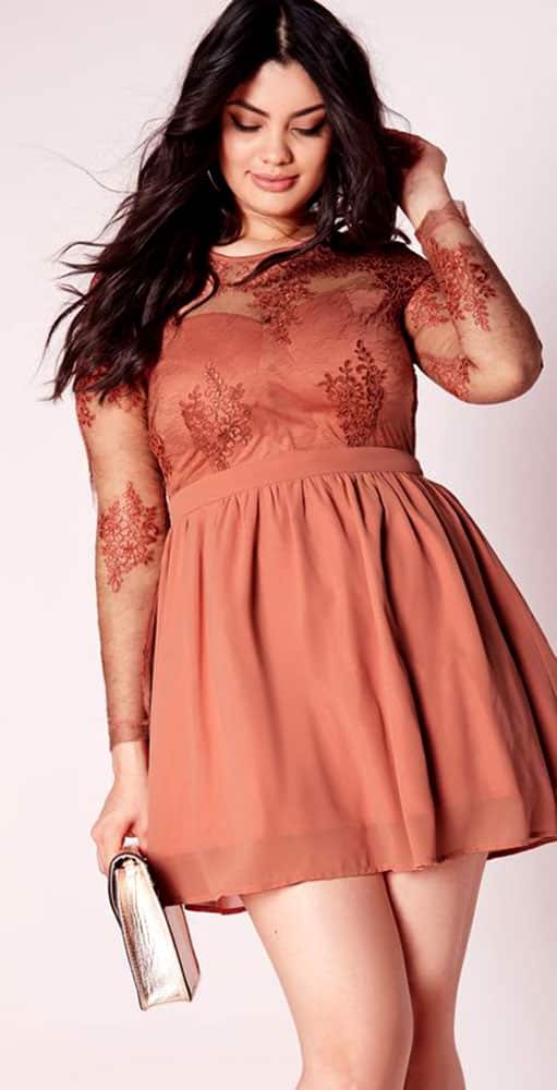 plus size formal short dresses