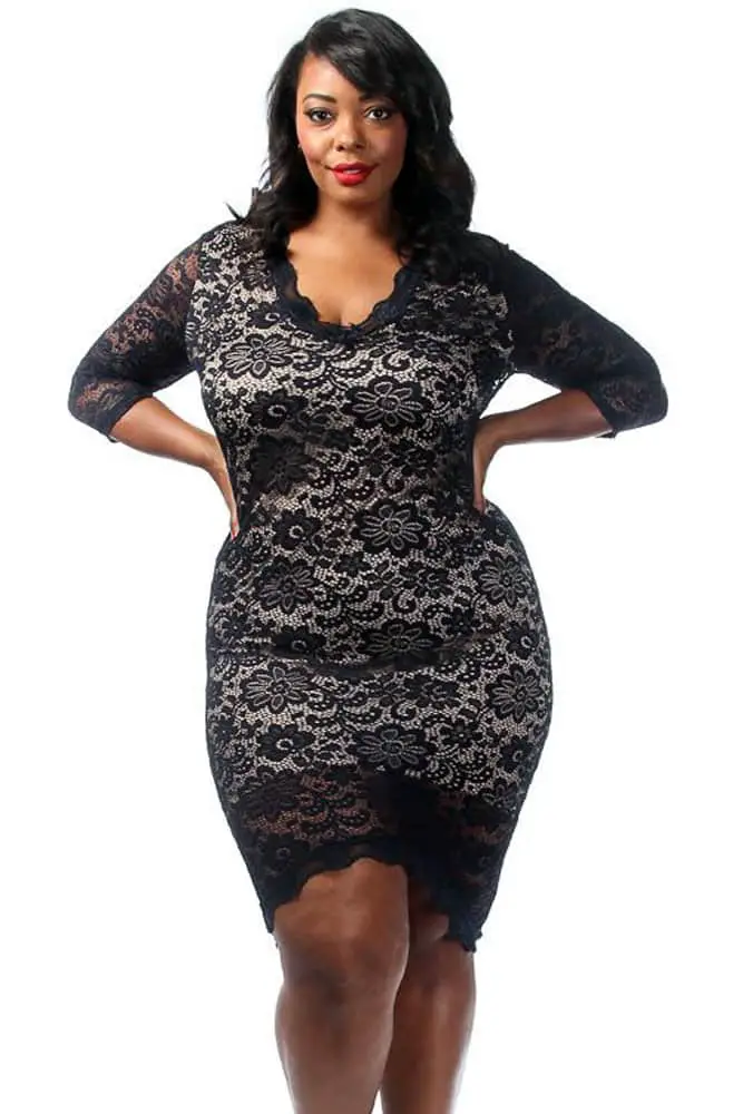 high low gown plus size