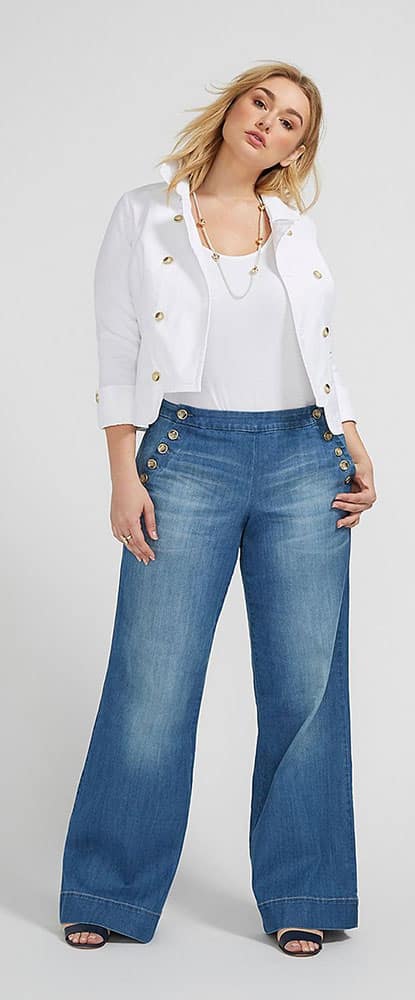 jeans for inverted triangle body