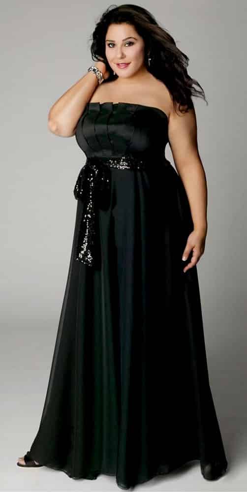 Plus Size Evening Gowns for Apple Body Shape 03