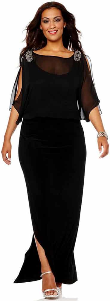 evening gowns for curvy women