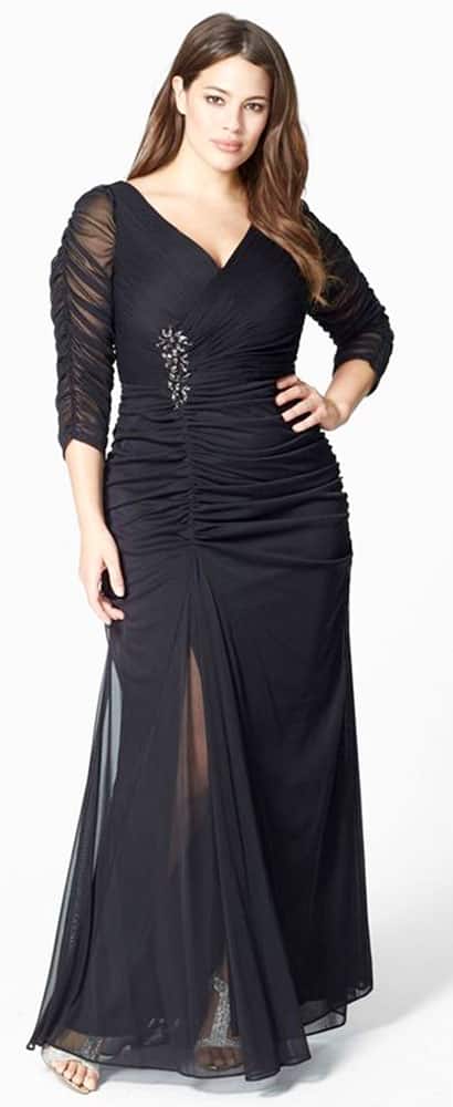 best gown design for plus size