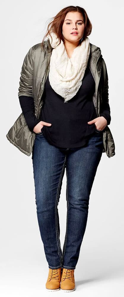 Plus Size Skinny Jeans 02