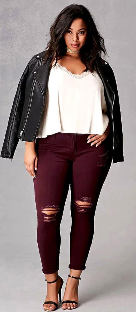 Plus Size Skinny Jeans 03