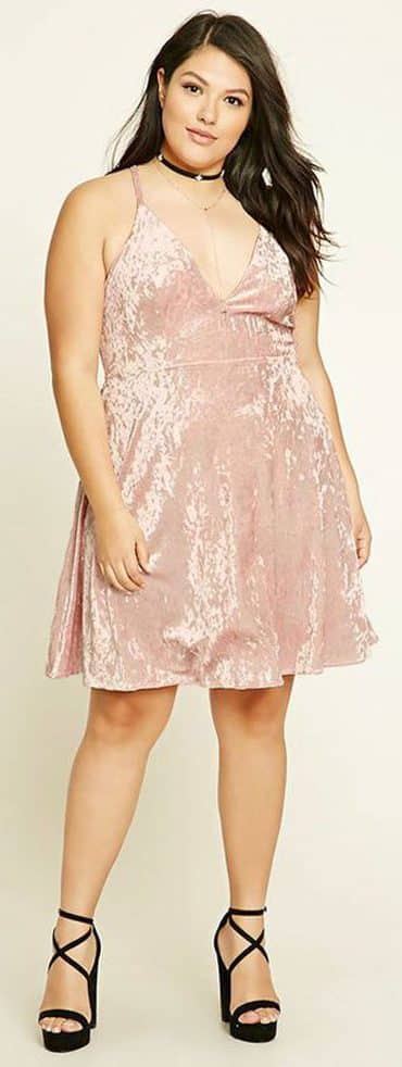 curvy christmas party dress