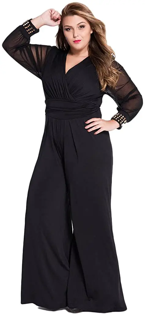 Plus Size For Chunky Thighs Jump Suit 05