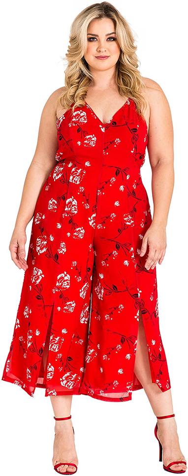 Red Rompers and Jumpsuits for Women Collection of Abdominal