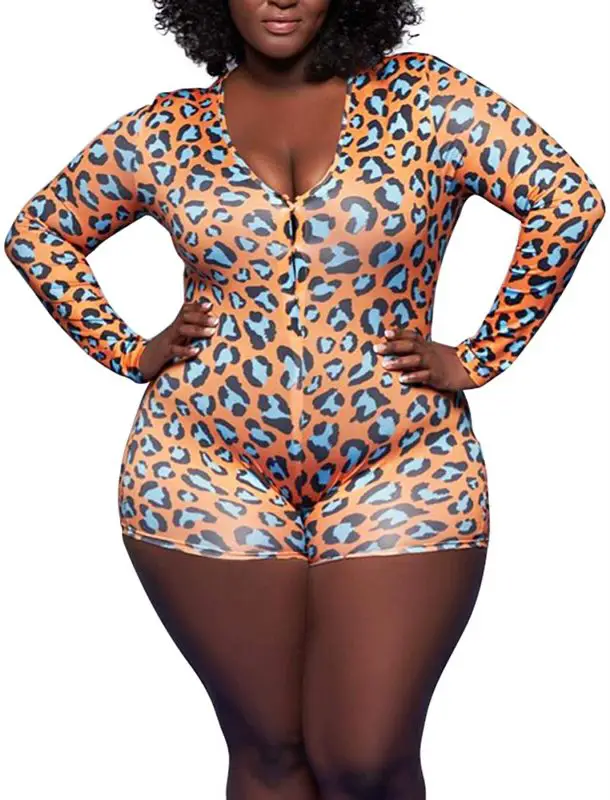 Plus Size Jumpsuit For Busty Chest 03