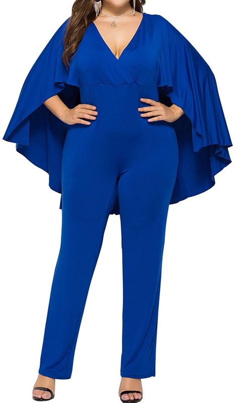 Plus Size Jumpsuit For Busty Chest 06