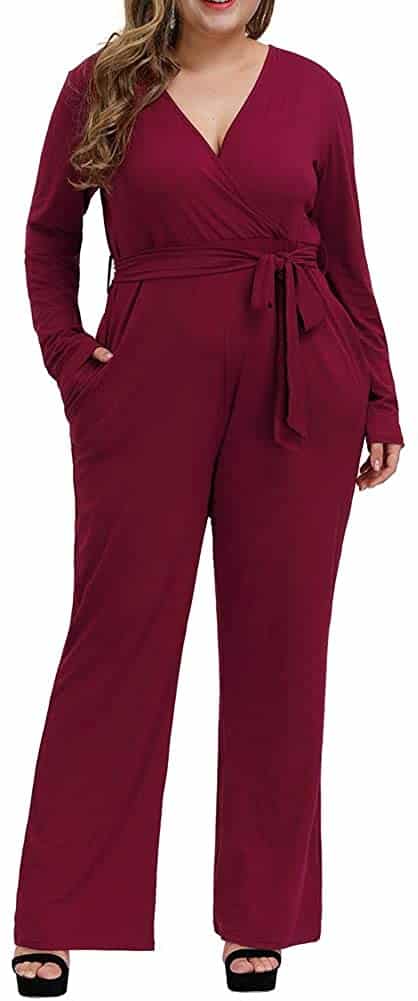 Plus Size Jumpsuit For Busty Chest 05