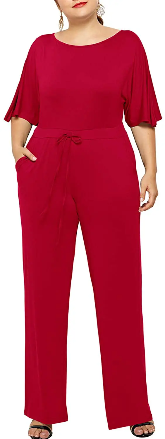 Plus Size Jumpsuit For Troublesome Arms 01