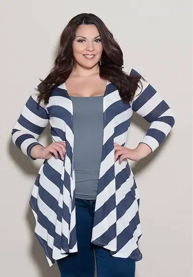 6 Plus Size Clothing Items That Shows Plus-Size Girls Can Wear Stripes As  Well!, by Kim Mibram