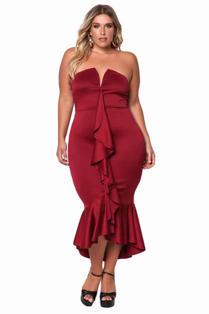 best formal dress for pear shaped body