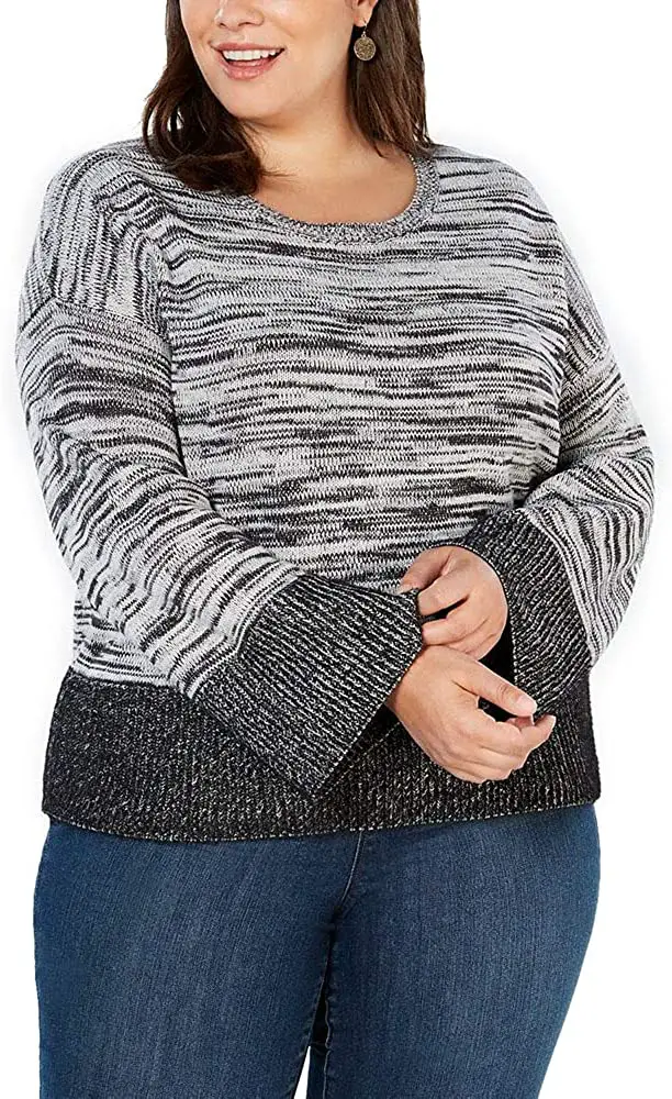 Plus Size Acrylic Sweater 11
