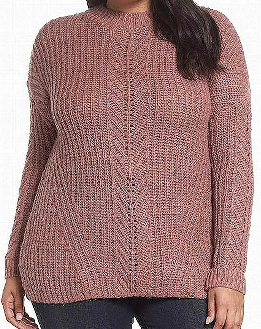 Plus Size Acrylic Sweater 12