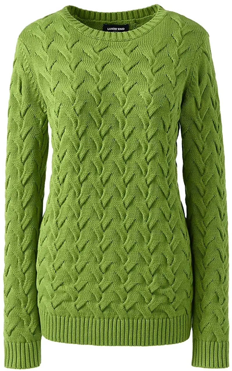 Plus Size Cable Knit Sweater 09